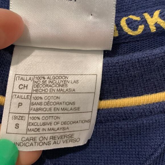 Mickey Mouse Jersey Sweatshirt Sweater Men's Size Small - Picture 6 of 7